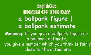 ballpark figure